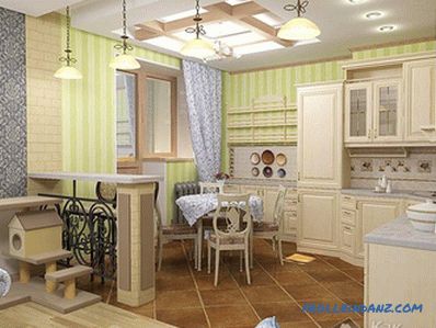 Die Gestaltung der Wände in der Küche - ausführlich über die Gestaltung der Küchenwand + Foto