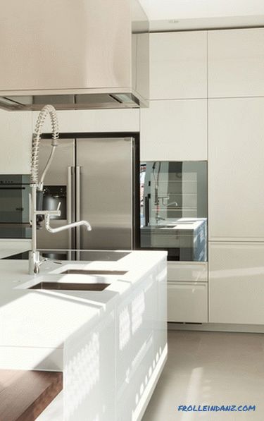 Weiße Küche in einem Interieur - 41 Fotos Idee eines Interieurs einer Küche in klassischem Weiß