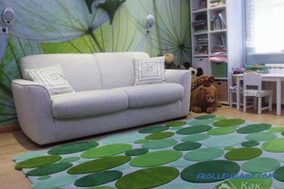Wie wählt man einen Teppich auf dem Boden?