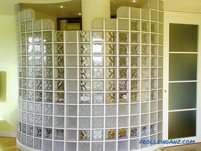 Installation von Glasblöcken - Anweisungen zum Installieren von Wänden von Glasblöcken