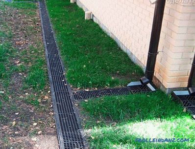Wandkellerentwässerung - Fundament mit Entwässerungssystem