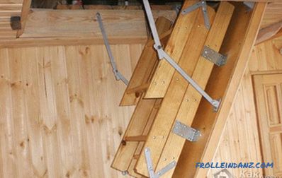 Attische Treppe mit eigenen Händen - eine Leiter zum Dachboden