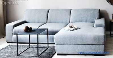 Wie man ein Sofa mit eigenen Händen macht (+ Fotos, Schemata)