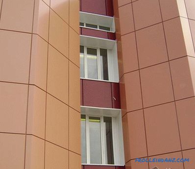 Fassadenverkleidung mit Metallkassetten - Installationstechnik von Metallkassetten (+ Foto)