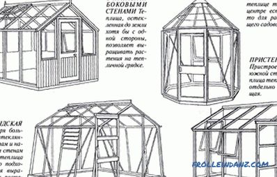 Gewächshaus aus Polycarbonat DIY + Zeichnungen, Diagramme, Fotos