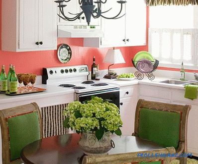 So stellen Sie eine Farbkombination im Inneren der Küche ein + 21 Fotobeispiel
