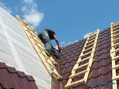 Dach aus Metallziegeln selber machen