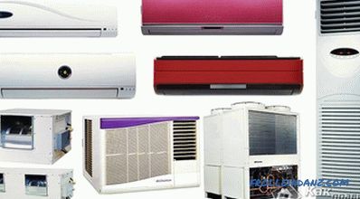 Das Gerät und das Funktionsprinzip der Klimaanlage