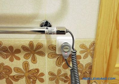 So installieren Sie einen beheizten Handtuchhalter im Badezimmer