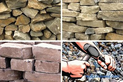 Das Fundament aus Stein mit eigenen Händen (+ Fotos)