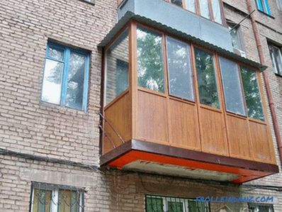 Reparieren Sie den Balkon mit eigenen Händen - im Plattenhaus, im Chruschtschow + Foto