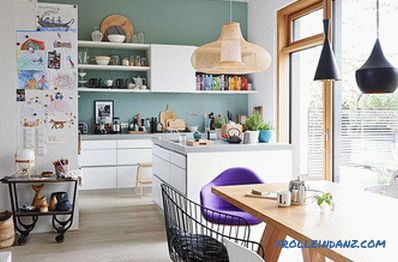 Küche im skandinavischen Stil - Innenarchitektur gestalten, 70 Fotoideen