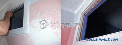 Wie man das Fenster zwischen dem Badezimmer und der Küche in Chruschtschow abdichtet